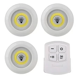 چراغ زیر کابینتی ریموت دار اورجینال 3in1 بسته 3 عددی