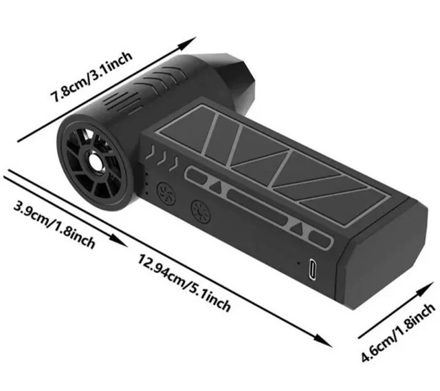 مینی جت فن شارژی اورجینال Violent ZY7400 | دمنده فوقپرقدرت و سریع